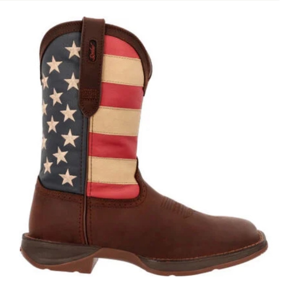 Durango Rebel Patriotic Pull Up Boots NWOB